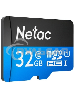 Флеш карта microSDHC 32Gb Netac P500 <NT02P500STN-032G-S> (без SD адаптера) 80Mb/s