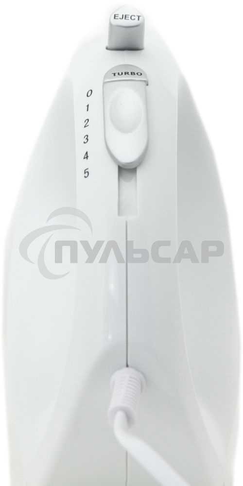 Миксер SUPRA MXS-527 500 Вт.Режим Турбо. 5 скоростей. Две насадки: для взбивания яиц и крема и для замеса тяжелого теста. белый.