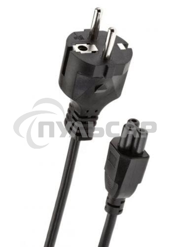 Кабель питания для ноутбуков Telecom 1.8m, 3-pin, с заземлением, 220V (Европейский стандарт)