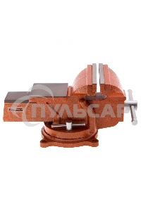 Тиски SPARTA 186275 слесарные 150мм поворотные с наковальней