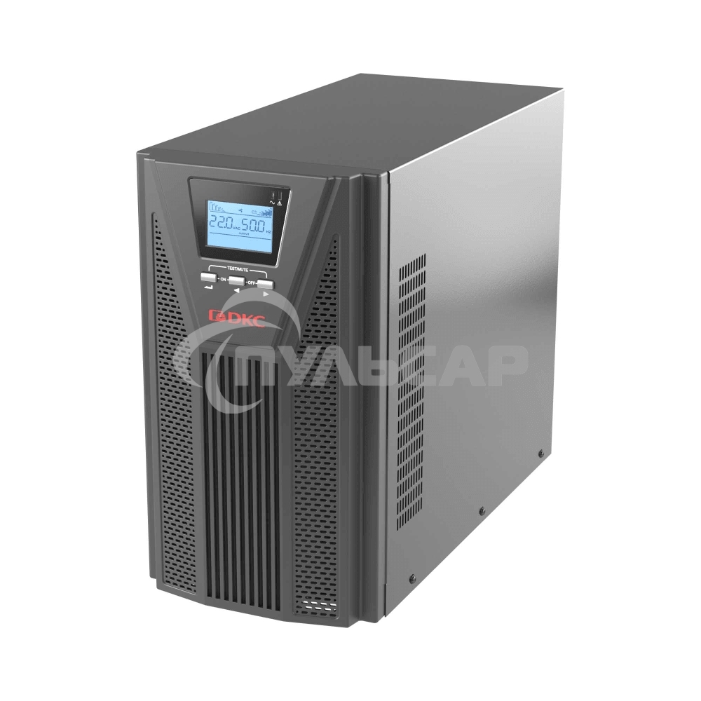 Источник бесперебойного питания Онлайн ИБП 2кВ.А 6х7А.ч Schuko (4) DKC SMALLT2A10S