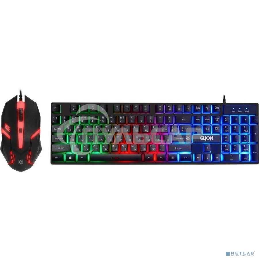 Комплект клавиатура + мышка Defender GLION C-123 RU PROMEGAJET