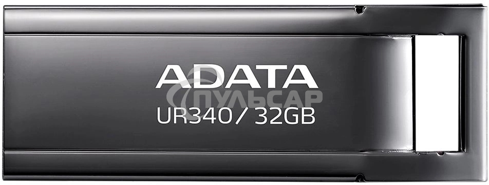 Флешка USB ADATA UR340 (AROY-UR340-32 GbK), 32 Gb, USB 3.2, R/W 100/30, черный