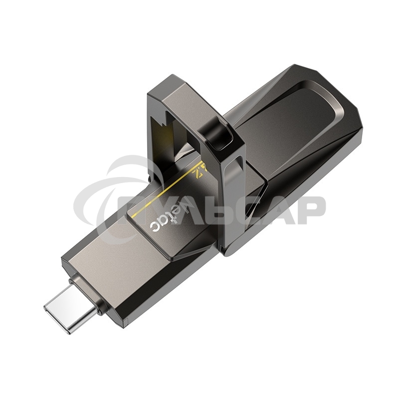 Флешка USB Netac US5 NT03US5C-512G-32TA 512 Gb USB 3.2+TypeC Solid State Flash, up to 550MB/500Mb/s