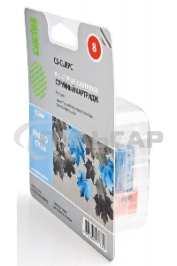 Картридж струйный Cactus CS-CLI8PC голубой (12 мл) для Canon Pixma iP6600/iP6600d/iP6700/iP6700d/MP960/MP970/PRO 9000