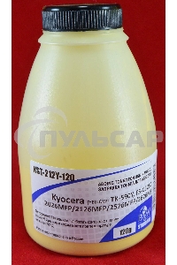 Тонер Kyocera TK-590Y, FS-C5250/2026MFP/2126MFP/2526MFP/2626MF Yellow (фл. 120г) 5K B&W Standart (Tomoegawa) фас России