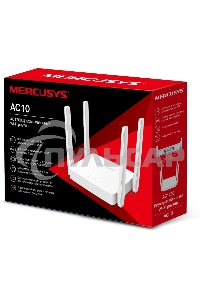 Роутер беспроводной Mercusys AC10 AC1200 10/100BASE-TX белый