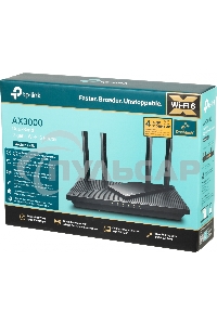 Роутер беспроводной TP-Link Archer AX55 AX3000 10/100/1000BASE-TX черный