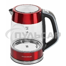Чайник электрический Thomson K20ES-2001 GLASS 1.7L RED