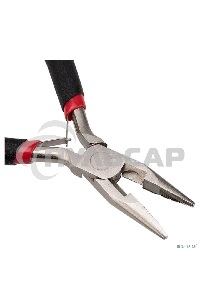 Тонкогубцы Rexant мини 120 мм никелированные, авторазжим, обливные рукоятки