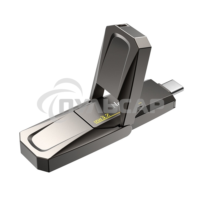 Флешка USB Netac US5 NT03US5C-512G-32TA 512 Gb USB 3.2+TypeC Solid State Flash, up to 550MB/500Mb/s