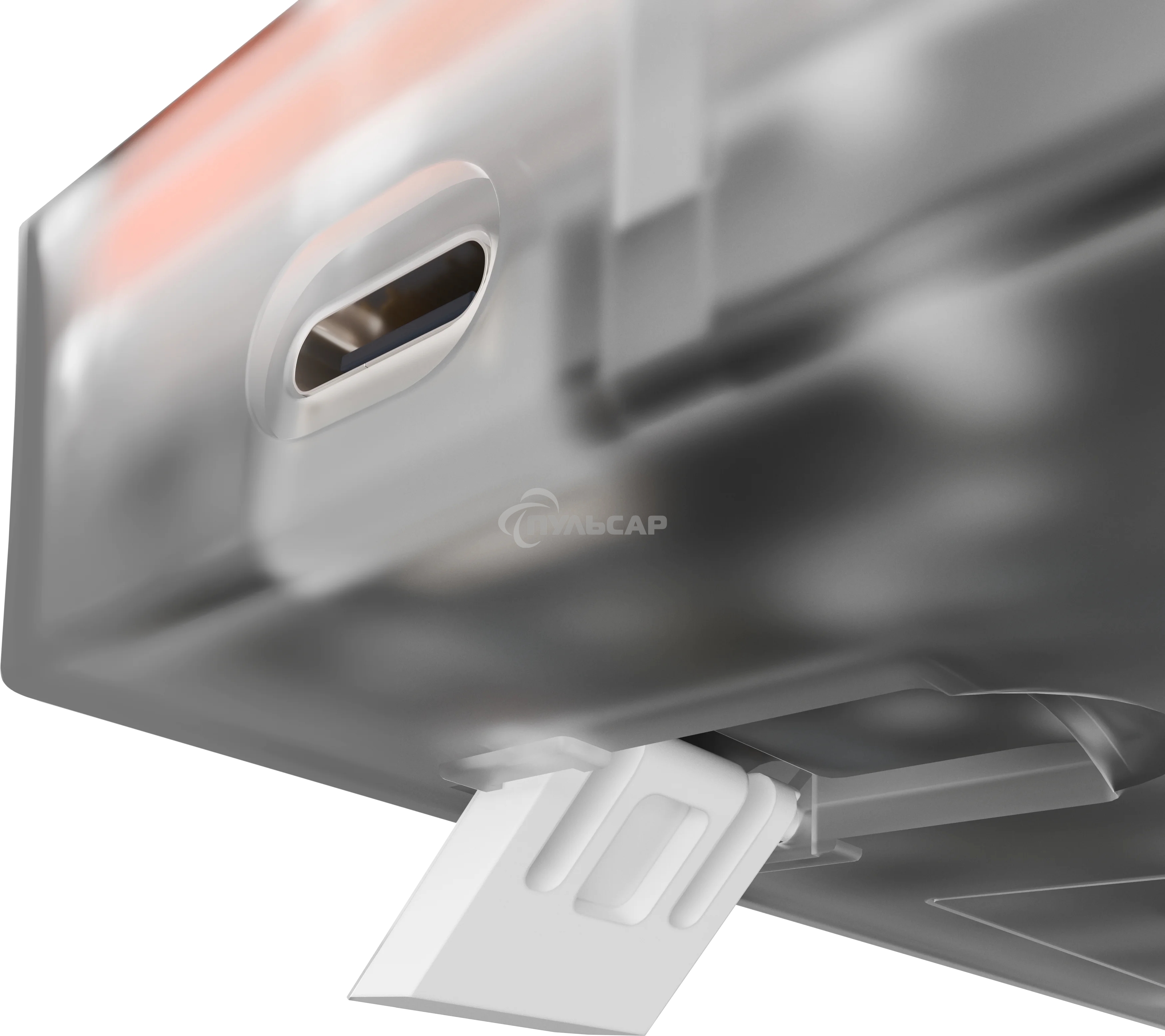 Клавиатура проводная игровая Redragon Fizz прозрачно-белая (USB,+ICE, 61 кл., RGB подсветка)