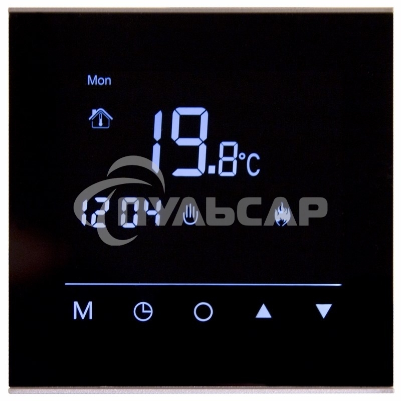 Терморегулятор сенсорный программируемый Rexant, R300B, черный