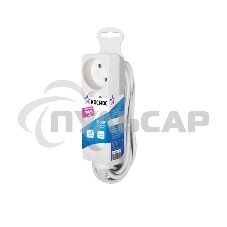 Удлинитель Космос 3х3м без заземл. 16А IP20 ПВС 2х1 Удлинитель Космос 3х3м без заземл. 16А IP20 ПВС 2х1