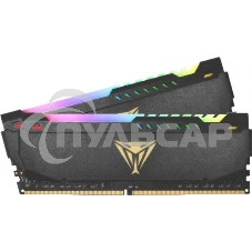 Оперативная память Patriot Viper Steel, DDR4, 64Gb (2x32Gb), 3600MHz, CL20, DIMM, с радиатором, RGB, черный