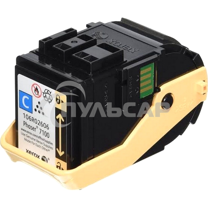 Картридж лазерный Xerox 106R02606 голубой для Phaser 7100 4500 стр.(Channels)