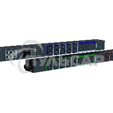 Блок распределения питания Elemy IPDU-5936 верт.размещ. 12xC19 30xC13 с мониторингом 3x16A IEC 60309 2.4м