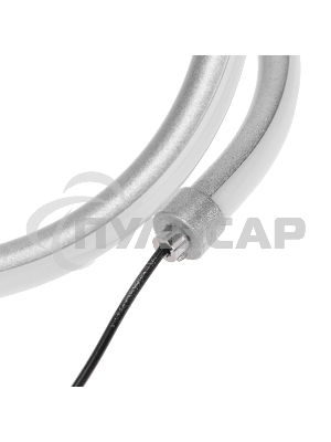 Светильник декоративный Spiral Uno, LED, 2Вт, 3000К, 5В, серебряный Rexant