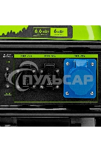 Электрогенератор бензиновый СИБРТЕХ БС-8000, 6.6 кВт, 95 дБ, 72.3 кг