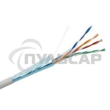 Кабель витая пара F/UTP кат.5E 4х2х24AWG solid CU PVC сер. (м) Rexant 01-0143