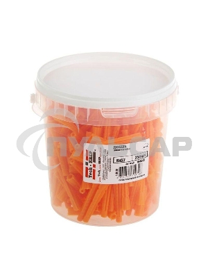 Дюбель универс. 6х52 полипропилен (уп.250шт) ведро Tech-Krep 104643