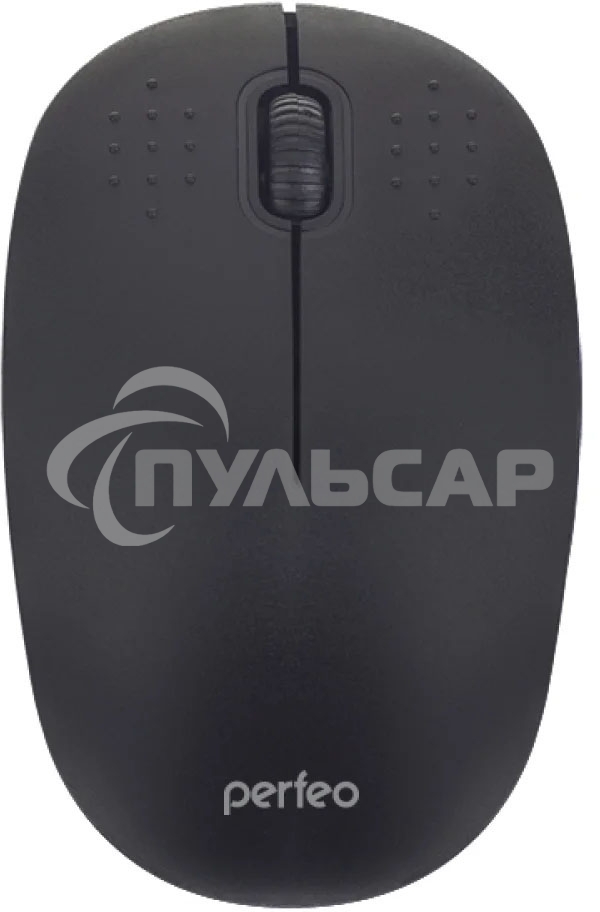Мышь беспроводная Perfeo TARGET черный, 1000 dpi, радиоканал, USB, кнопки - 3