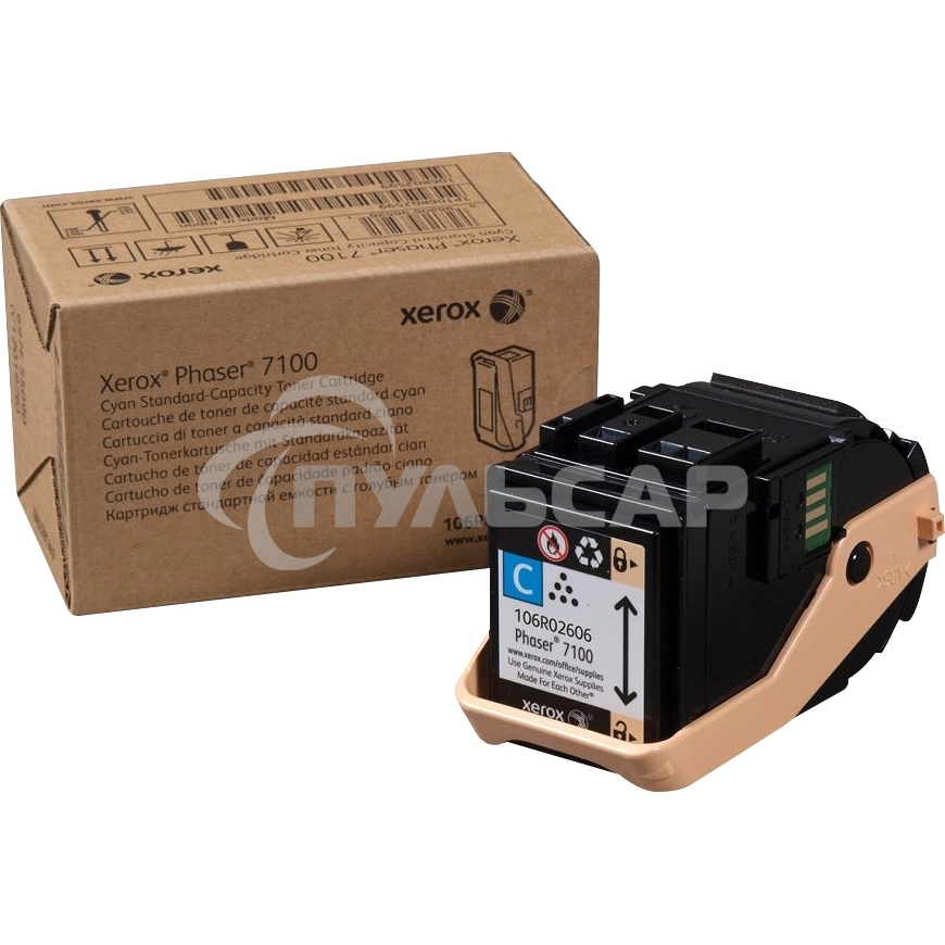 Картридж лазерный Xerox 106R02606 голубой для Phaser 7100 4500 стр.(Channels)