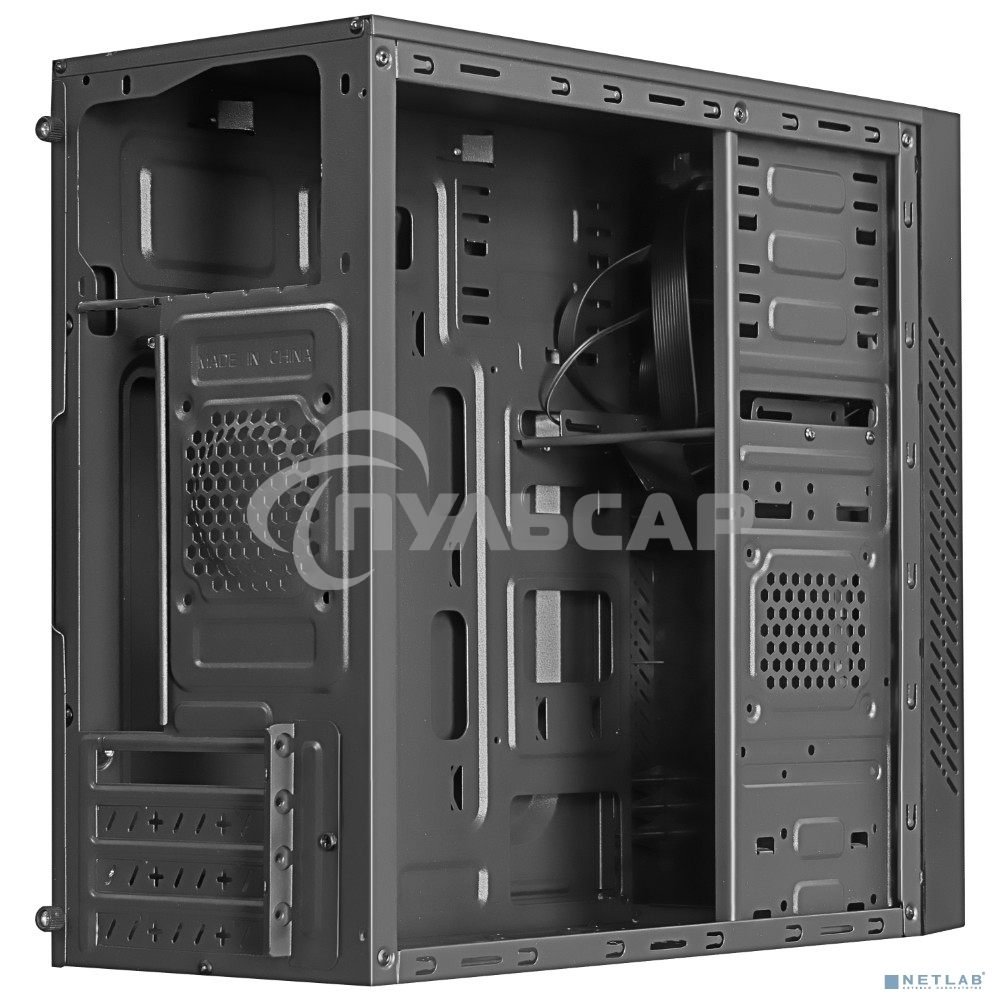 Компьютерный корпус Ginzzu D350 2*USB 2.0,AU RGb w/o PSU