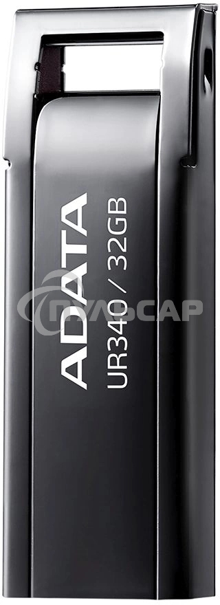 Флешка USB ADATA UR340 (AROY-UR340-32 GbK), 32 Gb, USB 3.2, R/W 100/30, черный