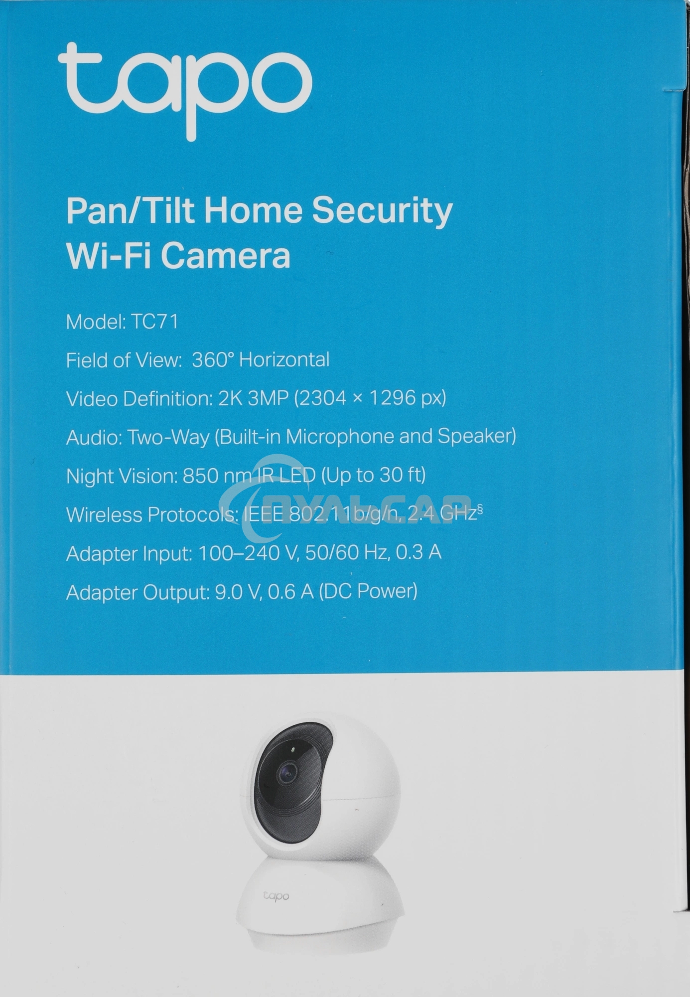 Камера видеонаблюдения IP TP-Link TC71 Wi-Fi 4-4мм цв. корп.:белый