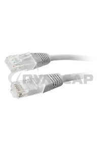 Патч-корд Lanmaster UTP TWT-45-45-1.5/6-GY вилка RJ-45-вилка RJ-45 кат.6 1.5м серый ПВХ (уп.:1шт)