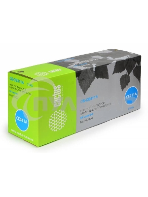 Картридж лазерный Cactus CS-CE411A голубой (2600 стр.) для HP CLJ Pro 300 Color M351 /Pro 400 Color M451