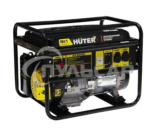 Электрогенератор бензиновый Huter DY8000L, 6.5 кВт, 91 дБ, 69.8 кг