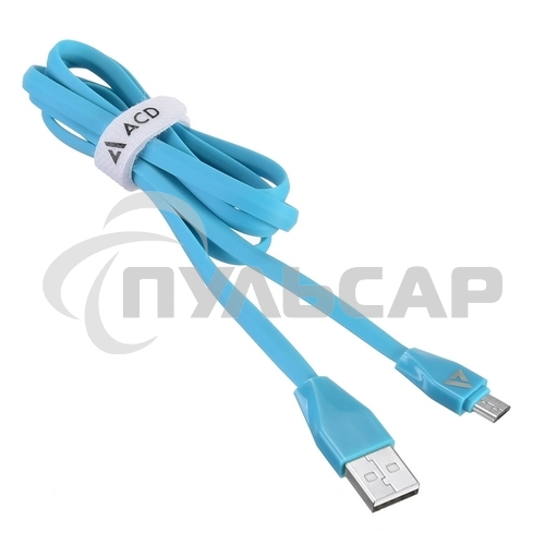 Кабель USB ACD-Life MicroUSB ~ USB-A TPE, 1м, синий (ACD-U920-M1L)