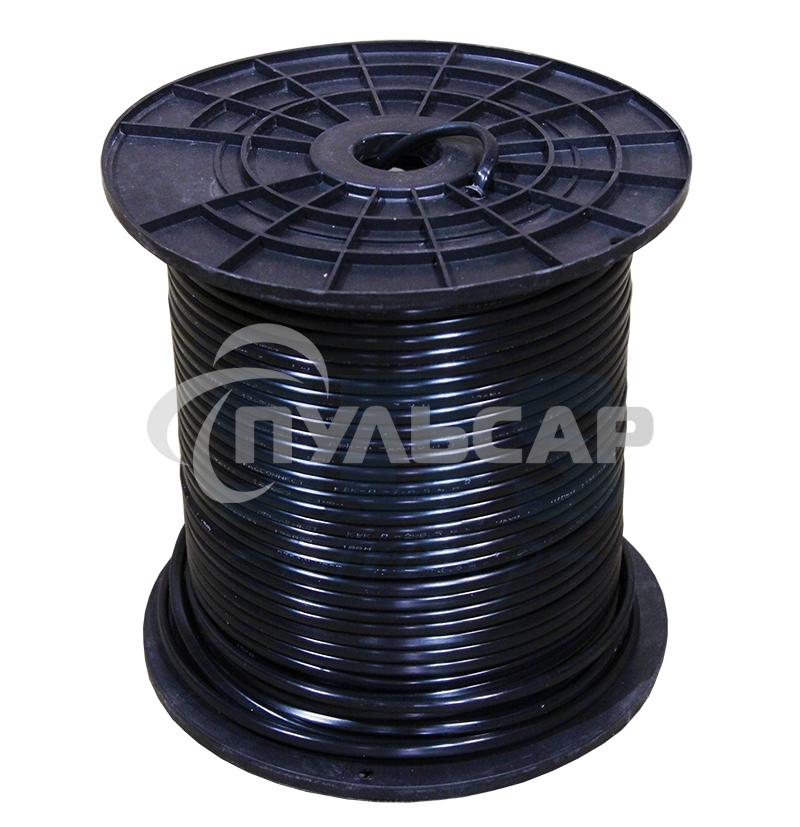 Кабель КВК-П-2 +2x0,50 мм² (Cu/CCA) (96) черный (бухта 200 м) PROconnect