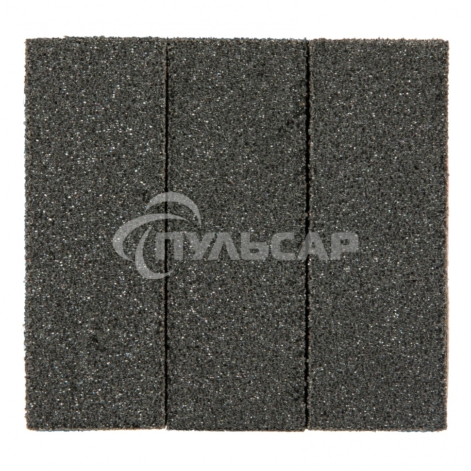 Губка Matrix для шлифования, 100 x 70 x 25 мм, мягкая, 3 шт., P 60/80, P 60/100, P 80/120