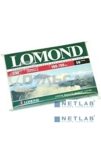 Фотобумага Lomond 0102035 10x15/230г/м2/50л./белый глянцевое для струйной печати