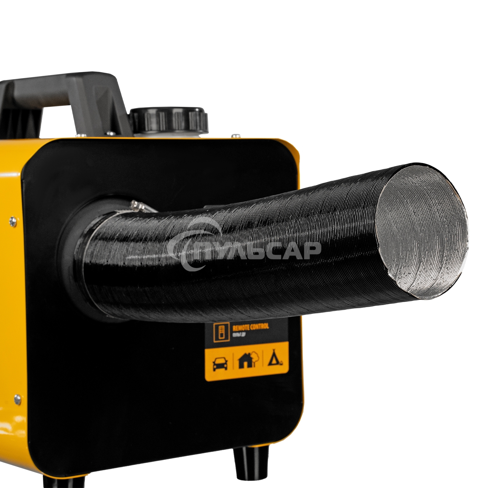 Дизельная тепловая портативная пушка Denzel Flame-5, 5кВт, 300м3/ч, непр.наг., циф. терм.