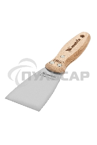 Шпательная лопатка Matrix из нержавеющей стали, 60 мм, буковая рукоятка, EFP