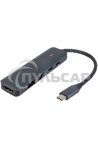 Док-станция HIPER Docking station USB-C HUB 5in1 HP-DS5-03
