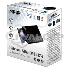 Оптический привод внешний DVD-RW Asus SDRW-08D2S-U белый USB внешний RTL
