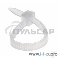 Хомут-стяжка кабельная нейлоновая Rexant 400 x4,8 мм, белая, упаковка 100 шт.