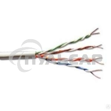 Кабель витая пара F/UTP кат.6 4х2х23AWG solid CU PVC син. (м) Rexant 01-0147