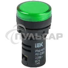 Арматура светосигнальная AD-22DS 12В AC/DC зел. ИЭК BLS10-ADDS-012-K06