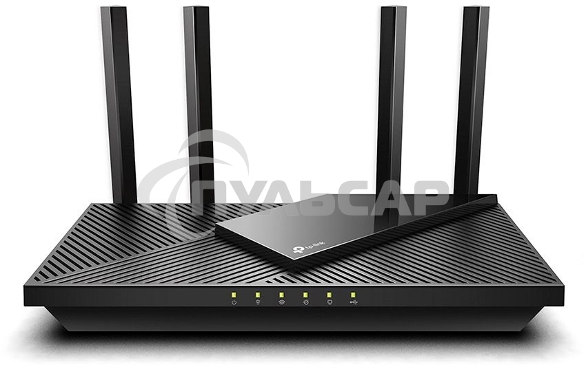 Роутер беспроводной TP-Link Archer AX55 AX3000 10/100/1000BASE-TX черный