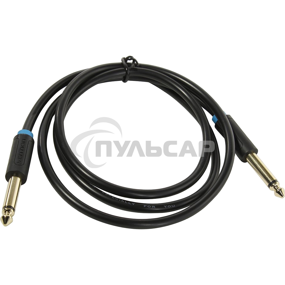 Кабель Vention аудио Jack 6,35 мм M/6.35 M - 1 м