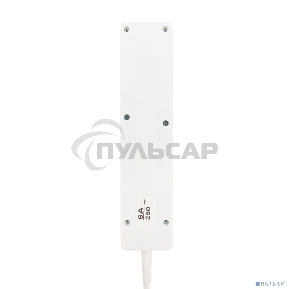 Удлинитель PROconnect 4 гнезда, 3 м, 3х0.75 мм², с/з, белый