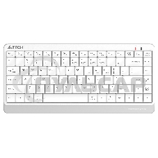 Клавиатура беспроводная A4Tech Fstyler FBK11 USB, Bluetooth/Радиоканал, белый/серый
