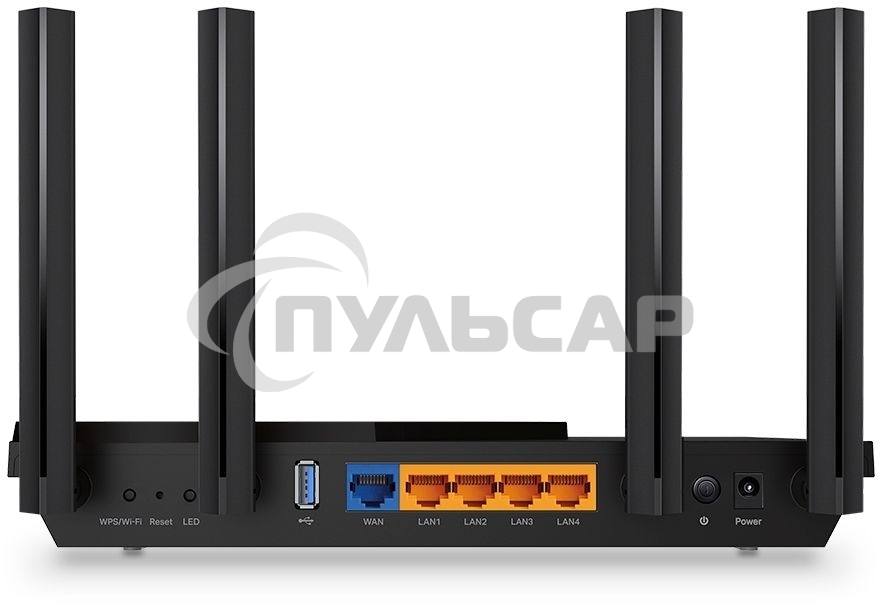 Роутер беспроводной TP-Link Archer AX55 AX3000 10/100/1000BASE-TX черный