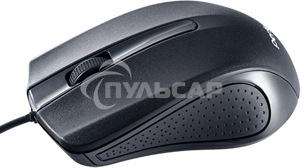 Мышь проводная Perfeo RAINBOW черный, 1000 dpi, USB, кнопки - 3